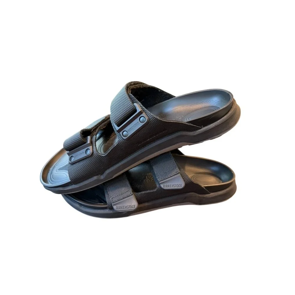 Birkenstock Atacama Sandals EU 42 US M9-9.5 W 11-11.5 Black Gray Trail  Slides